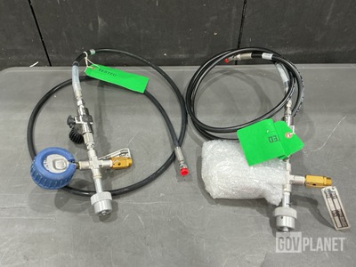 (2) Bauer Compressors C-D/DV/NAVY/FH Hose Assemblies