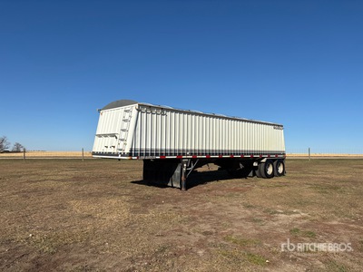 2001 Lode King 36 ft T/A Grain Trailer