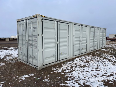 2026 40 ft High Cube Multi-Door Storage Container