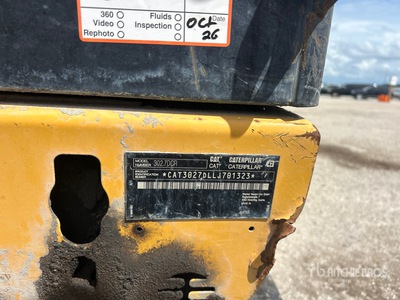2017 Cat 302.7D CR Mini Excavator