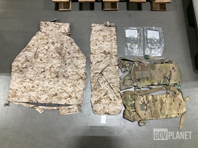 (11) Extreme Cold Weather Jackets, (27) Hydration Carriers & Assorted Items