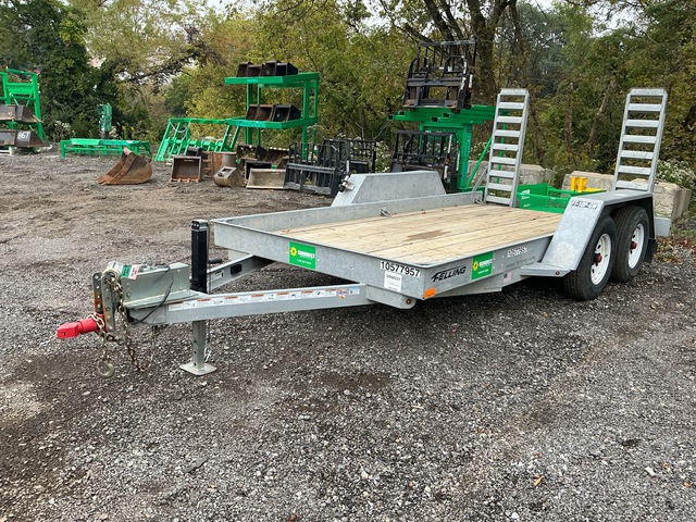 2024 Felling FT-10P-GW 7480 lb 14 ft T/A Equipment Trailer