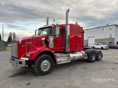 2009 Kenworth T800 6x4 Cabina con cuccetta per trattore stradale