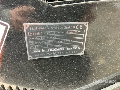 2026 GIYI GY-CLG72 72 in Log Kompaktladergreifer (Unused)