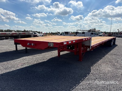 2012 Transcraft DTL2100 48 ft T/A Spread Axle Plateforme Surbaissée