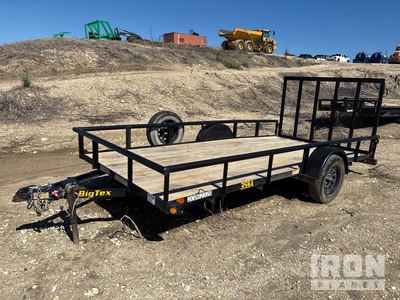 2021 Big Tex 35SA-14BK4RG 14 ft S/A Utility Trailer
