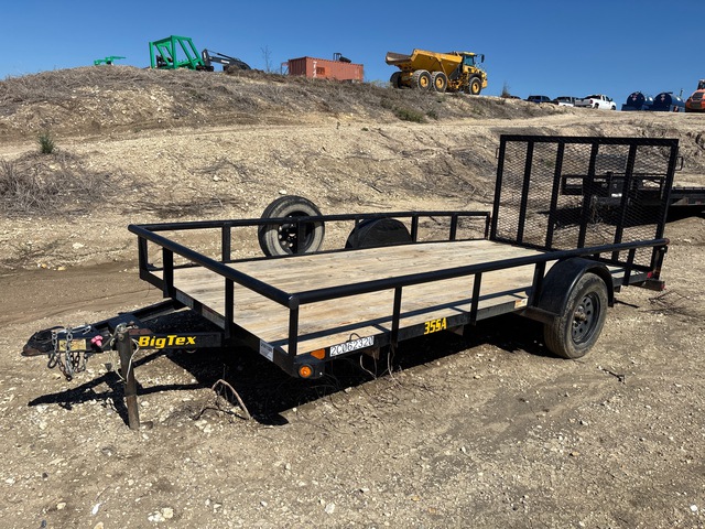 2021 Big Tex 35SA-14BK4RG 14 ft S/A Utility Trailer
