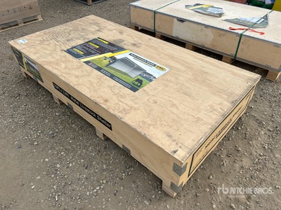 2026 EMC LS1912-H317 19 ft x 12 ft Metal Shed Livestock Shelter (Unused)