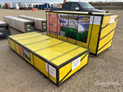 2026 EMC C404015D 40 ft x 40 ft x 15ft. Double Truss Container Shelter (Unused)