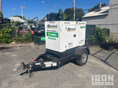2016 Airman SDG25S-8E1 25 kVA Mobile Generator Set