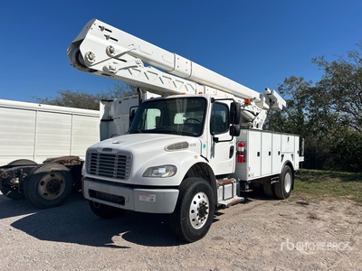 2015 Terex Hi-Ranger HRX-55 55 ft on 2016 Freightliner M2 106 4x4 Podnośnik Koszowy