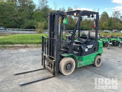 2017 Yale GTP050MXNEAE84 4600 lb Pneumatic Tire Forklift