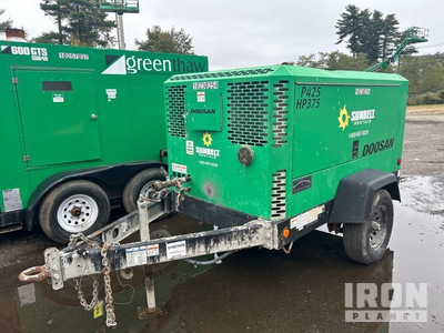 2019 Doosan HP375WCU 375 cfm Mobile Air Compressor