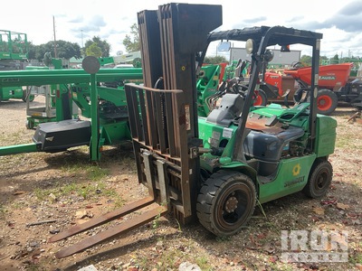 2012 (unverified) Mitsubishi FG30N 4200 lb Pneumatic Tire Forklift