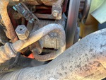 Engine with A/C Compressor
