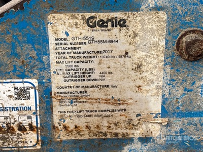 Genie GTH-5519 Chariot élévateur télescopique