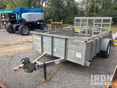 2013 Anderson LH7145TLG 10 ft S/A Utility Trailer