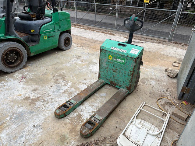 2023 Mitsubishi PW23 4500 lb Electric Pallet Jack (Inoperable)