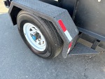 Trailer Chassis with Left Front Tire