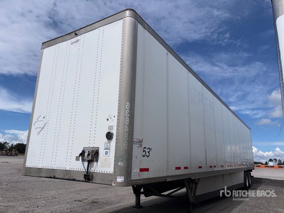 2016 Wabash DVCVHPC 53 ft x 102 in T/A Van Trailer