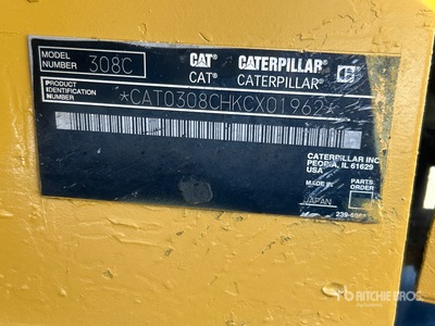 2007 Cat 308C CR Excavadora de Cadenas