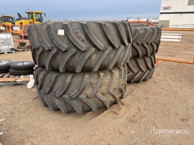 Quantity of (4) Michelin 800/70R38 Tyres - Fits New Holland SP.375F High Clearance Sprayer