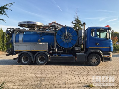 2007 Kaiser Aquastar on 2007 Scania R420 6x4 Crew Cab Vacuum Excavator Truck