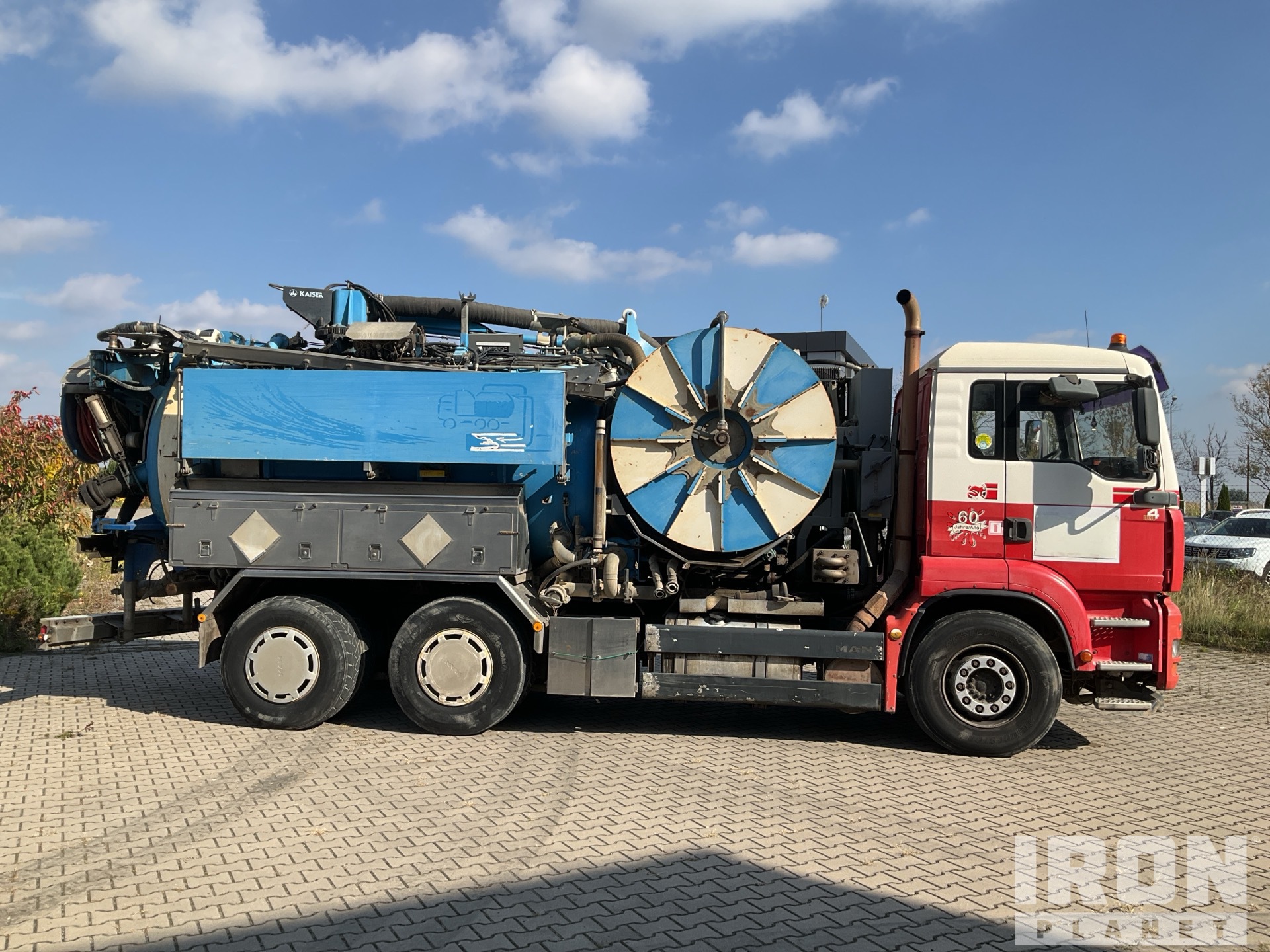 2005 Kaiser Aquastar II on 2006 MAN TGA26.430 6x4 Crew Cab Vacuum Excavator Truck