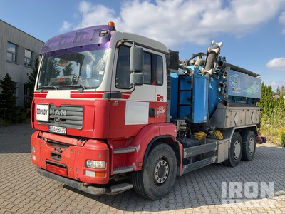 2005 Kaiser Aquastar II on 2006 MAN TGA26.430 6x4 Crew Cab Vacuum Excavator Truck