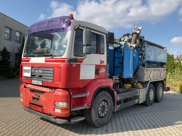 2005 Kaiser Aquastar II on 2006 MAN TGA26.430 6x4 Crew Cab Vacuum Excavator Truck