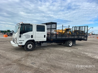 2024 Isuzu NPR 4x2 Crew Cab Landscape Truck