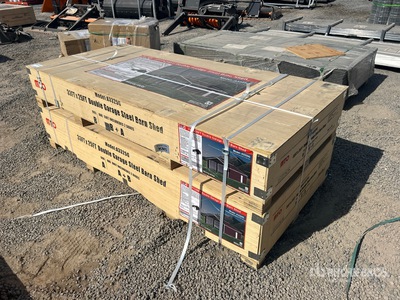 2026 MTO A3325G 33 ft x 25 ft Double Garage Metal Szopa (Unused)