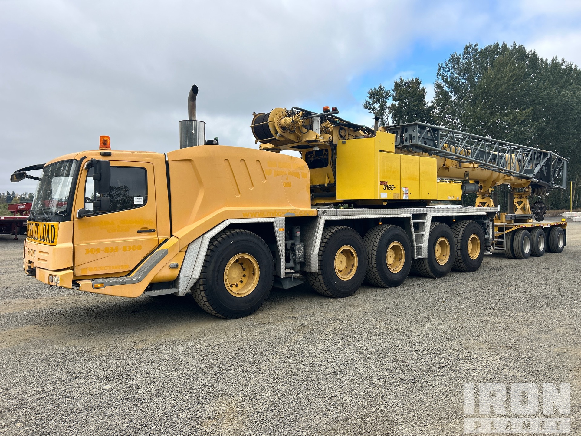 2009 Grove GMK5165-2 165 ton 5 axle crane with 3 axle dolly All Terrain Crane