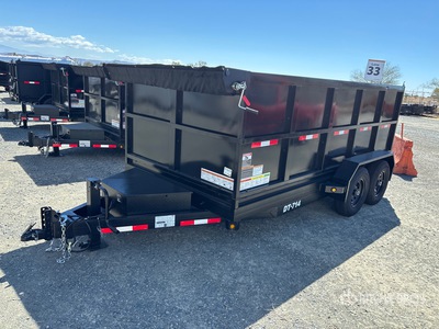 2027 Denton 14 ft T/A 軽量ダンプトレーラー