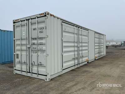 2026 40 ft High Cube Multi-Door Contenedor de almacenamiento