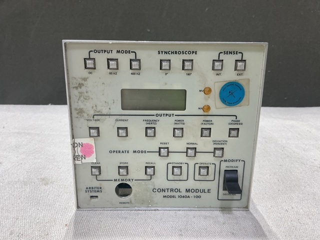 Arbiter Systems 1040A-100 Control Module Arbiter Systems 1040A-100 Control Module