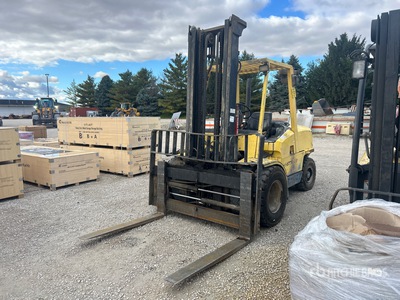 2002 Hyster H100XM 9150 lb Pneumatic Tire Carretilla Elevadora