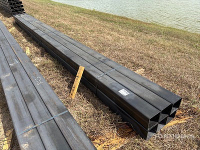 Quantity of (6) 6 in x 6 in x 20 ft Square Tubing Divers (Unused)