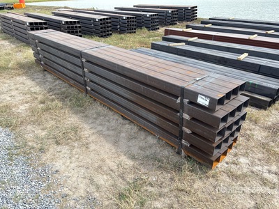 Quantity of (20) 5 in x 4 in x 14 ft 2 in Rectangle Tubing (Unused)