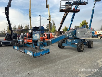 2012 Genie S-40 4WD Diesel رافعة تليسكوبية بذراع تطويل