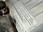 Engine with Emission Label