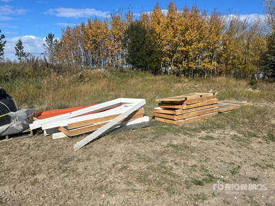 Quantity of Roll-Up Doors, Wood & Glass Door Frame