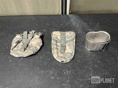 (141) General Purpose Canteen Pouches, (37) Water Canteen Cups & Assorted Items