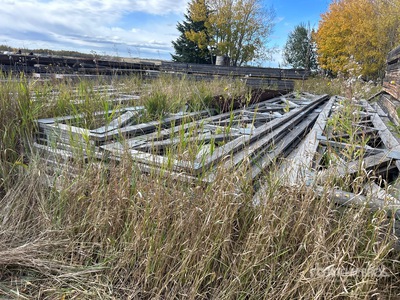 Quantity of (115) Weathered Wooden Rafters