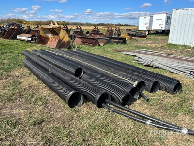 Quantity of (9) 10 in Corrugated PVC Tubo