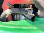 Engine with A/C Compressor