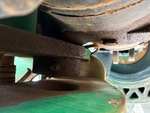 Drivetrain with Rear Axle Oscillating Pin