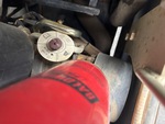 Engine with A/C Compressor