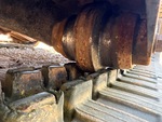 Undercarriage with Left Track Rollers