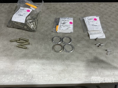 (100) Pin-Rivets, (7) Externally Threaded Rings & Assorted Items